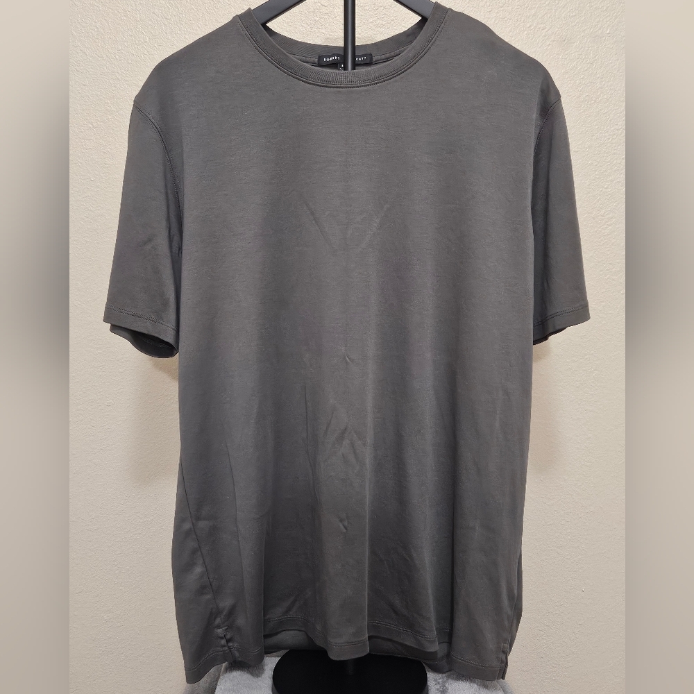 Men's XL Dark Gray Robert Barakett Crewneck Short Sleeve Tshirt